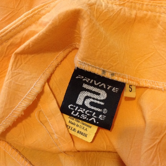 Private Circle Skirt Women Junior 5 Orange Tie Dye - Picture 7 of 7